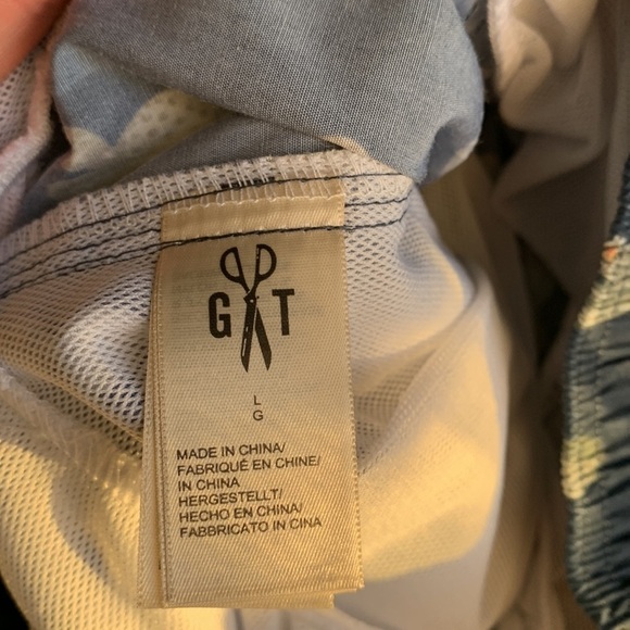 Goodthreads Swim Trunks, Large cactus navy NWT - Picture 10 of 16